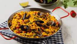 Carne, fagioli, pomodori e riso
Un mix unico per la “Paella”