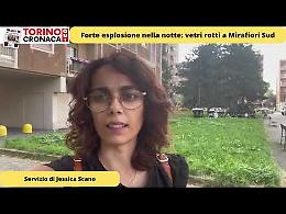Esplode una bomba carta in strada, notte di paura a Mirafiori sud 