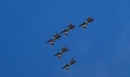 Il volo spettacolare delle Frecce Tricolori oggi a Torino