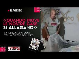 Teli da decoratore a difesa dei letti: «Quando piove le nostre case si allagano» - IL VIDEO