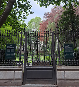 Cantieri a Palazzo Cisterna, il giardino chiude al pubblico