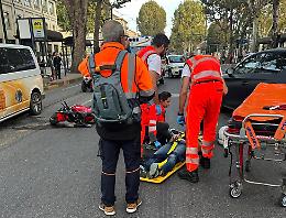 Tre feriti in ospedale dopo lo scontro tra due moto: IL VIDEO