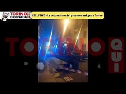 Allarme bomba a Torino: ecco il filmato della detonazione