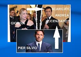 La telefonata di Pier Silvio a Meloni: "Non sapevo nulla" e Giambruno non sarà licenziato