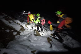 Val Buscagna: escursionisti intrappolati nella neve a 2.420 metri