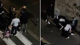 Pestato a sangue dai pusher che tentano di strangolarlo - IL VIDEO