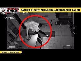 Furti a raffica nei negozi del Canavese, il ladro tradito dai vestiti - GUARDA IL VIDEO DEL COLPO