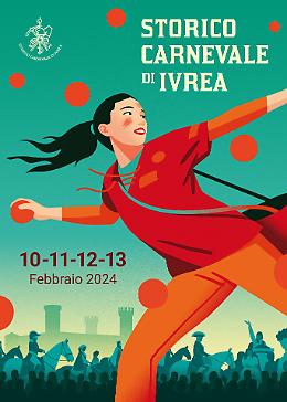 A Ivrea è già ora di pensare al Carnevale: ecco il manifesto dell’edizione 2024