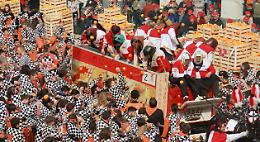 Al via i carnevali: il primo è Aglié, poi Ivrea con la Mugnaia e Chivasso con la Bela Tolera