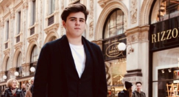 Virginio, 20 anni di Torino, è tra i più giovani stilisti italiani