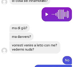 Inganno amoroso al disabile: «Vuoi venire a letto con me?»