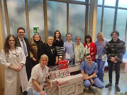 Videogames e televisori in dono all'ospedale Santa Croce