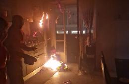 Intrappolata fra le fiamme con i bimbi: «Mio marito ci ha chiusi dentro»