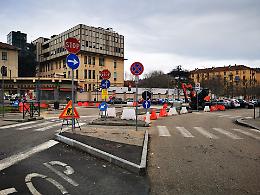 Stop incidenti, cambia la viabilità davanti al parcheggio Bacigalupo