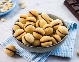 Mandorle e crema di cioccolato
I baci di dama, pasticcini unici