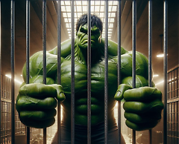 Ivrea, il detenuto si crede Hulk e distrugge la porta blindata della cella per un lettore Mp3