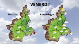 Meteo Piemonte: ondata di maltempo in arrivo. Torna la neve in montagna, pioggia a Torino
