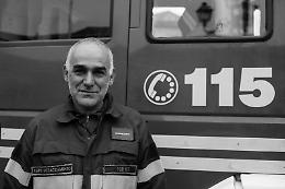 I vigili del fuoco di Rivalta dicono addio al loro capo distaccamento