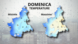 Domenica di pioggia in Piemonte, ma da domani cambiano ancora le previsioni