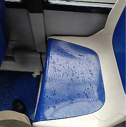 Piove dentro la linea 17: «Oggi ci vuole l'ombrello anche sui bus»