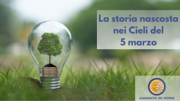 La storia nascosta nei cieli del 5 marzo
