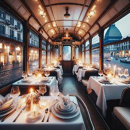 A caccia di esperienze uniche: hai già cenato su un tram?