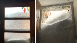 Incredibile nel rifugio: «Sepolti dalla neve, siamo usciti dal primo piano». Ecco le foto