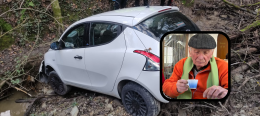 Scomparso da tre settimane, trovato privo di vita nella sua auto finita in un dirupo