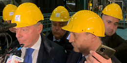 Ex Ilva, il ministro Urso visita gli stabilimenti: "Il Piemonte non può più permettersi di perdere altre attività"
