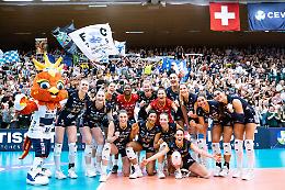 Reale Mutua Chieri Fenera '76 travolge Neuchatel 3-0 e fa sua la finale di andata di Cev Cup