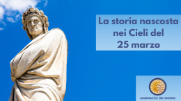 La storia nascosta nei cieli del 25 marzo