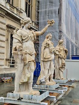 Mattinata frenetica per le statue di Palazzo Madama: ecco dove sono finite