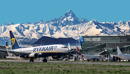 Da Torino a Salerno, decolla il nuovo collegamento Ryanair dall'aeroporto di Caselle