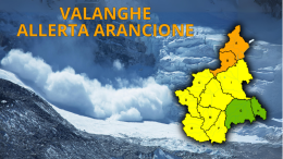 Allerta arancione per le valanghe, apre la sala operativa della protezione civile