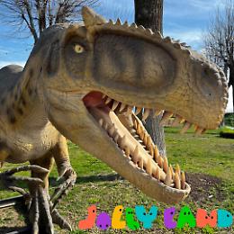 Un'estate giurassica con i dinosauri di "JollyLand": riapre il family village di Vinovo
