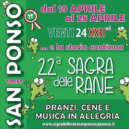La 22° edizione della Sagra delle Rane a San Ponso: un'esplosione di colori, sapori e tradizioni