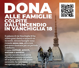 Palazzo distrutto dall’incendio, raccolta fondi per le famiglie
