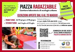 "Piazza Ragazzabile": iscrizioni aperte per giovani nati tra il 2007 e il 2010 