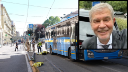 Morto sotto il bus in via Sacchi: la vittima era un noto imprenditore 