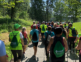  Oltre 200 persone alla tappa locale di Cammina l'Italia, l'evento nazionale di nordic walking