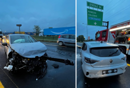 Incidente stradale per la pioggia, tangenziale bloccata in entrambe le direzioni