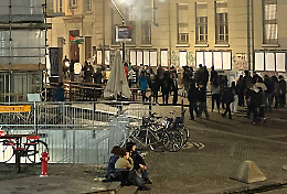 Blitz al Rettorato. Studenti in corteo nella notte in via Verdi