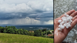 Pioggia e grandine su Torino: un'altra bomba d'acqua sulla città