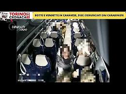VIDEO - Botte sull'autobus e vendette in strada, denunciati nove ragazzi e un papà