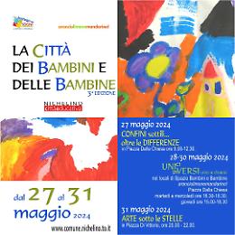 Nichelino: "La Città dei Bambini e delle Bambine" torna per la terza edizione