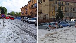 Torino dopo la grandine: strade bloccate, alberi giù e sottopassi allagati