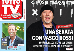 TUTTO IN TV: Vasco Rossi protagonista anche del "prime time"
