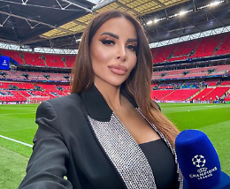 Marialuisa Jacobelli è da Champions: ecco come incanta i suoi follower a Wembley