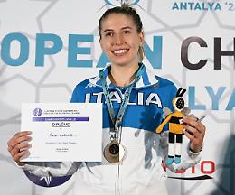 Gaia Caforio, una torinese sul tetto d'Europa: "Il mio primo oro, una gioia pazzesca"