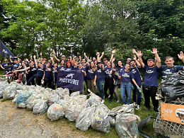 Volontari Plastic Free in azione al parco Stura, ecco cosa hanno rimosso